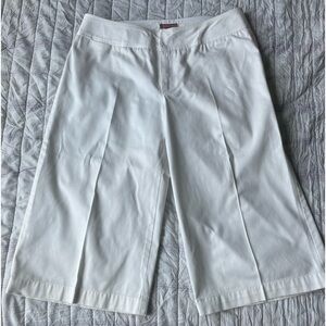Nordstrom White Shorts Wide Leg Size 10